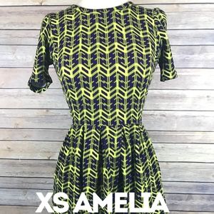 NWT LuLaRoe XS Amelia Dress